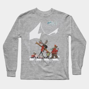 SKI MOOSE AND FRIENDS Long Sleeve T-Shirt